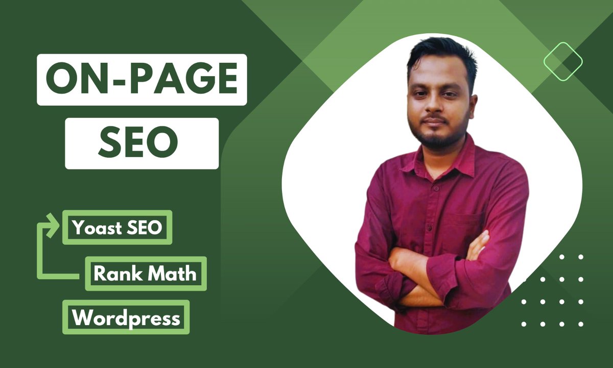 Rank Your website with me.
I can do Wordpress On - Page SEO with best ROI using Youst SEO or Rank Math.

#seo
#seospecialist 
#seokeywords 
#seoservice 
#seoexpert 
#onpageseo 
#onpageoptimization