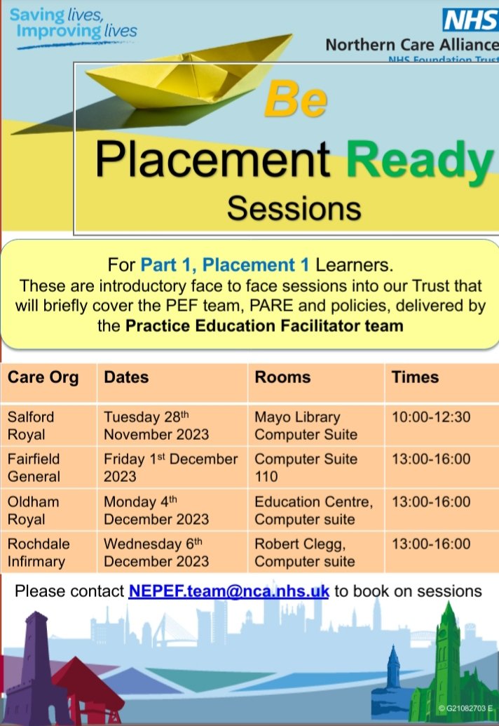 R_Pollitt22's tweet photo. @NcaPef in our second 'Be placement ready sessions @BuryCO_NHS hosting lovely 1st year, 1st placement learners and introducing them into our lovely Bury Care Org. #nca #pefteam #welcome #future nurses π¦ππ§‘π¨πͺ https://t.co/fxdzK4546y
