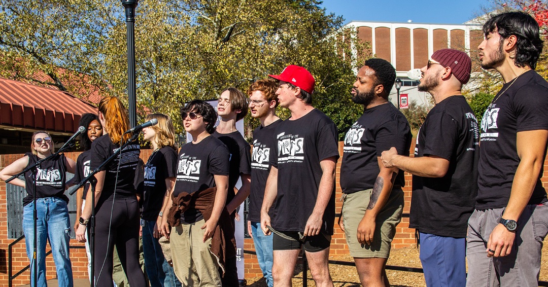 The 12th annual Spotlight on the Arts festival was a great celebration of arts programming and research at UGA. Highlights included Grammy-nominated musicians, award-winning authors and poets, a student artist market and a rich lineup of theatre, dance and music performances!