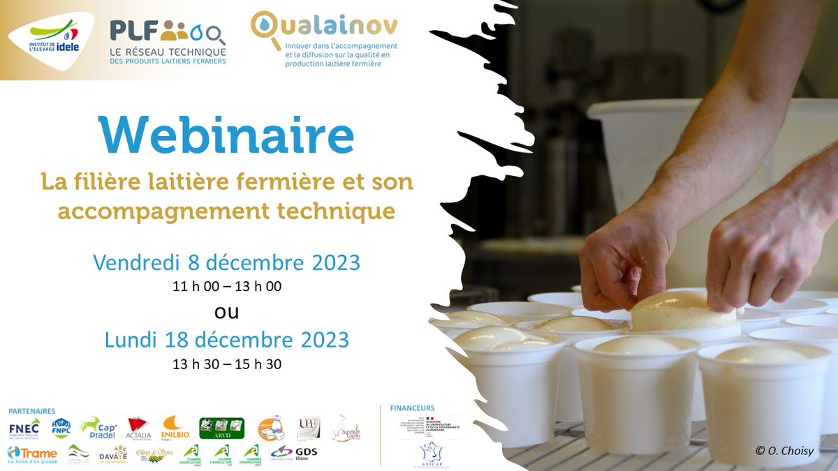 Qualité du lait et des produits laitiers_Idele tweet media