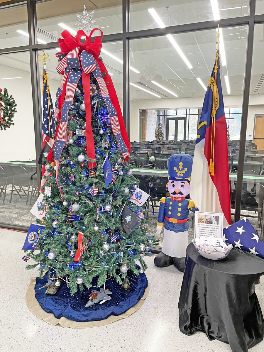 HarnettCounty's tweet photo. Harnett County Departments have decorated over 20 Christmas trees 🎄Resource Center and Library building.  We are asking Harnett County citizens to stop by and participate in our Christmas Tree Decorating Contest beginning today, December 1 and will end on December 14. https://t.co/KXpz3FNbuL