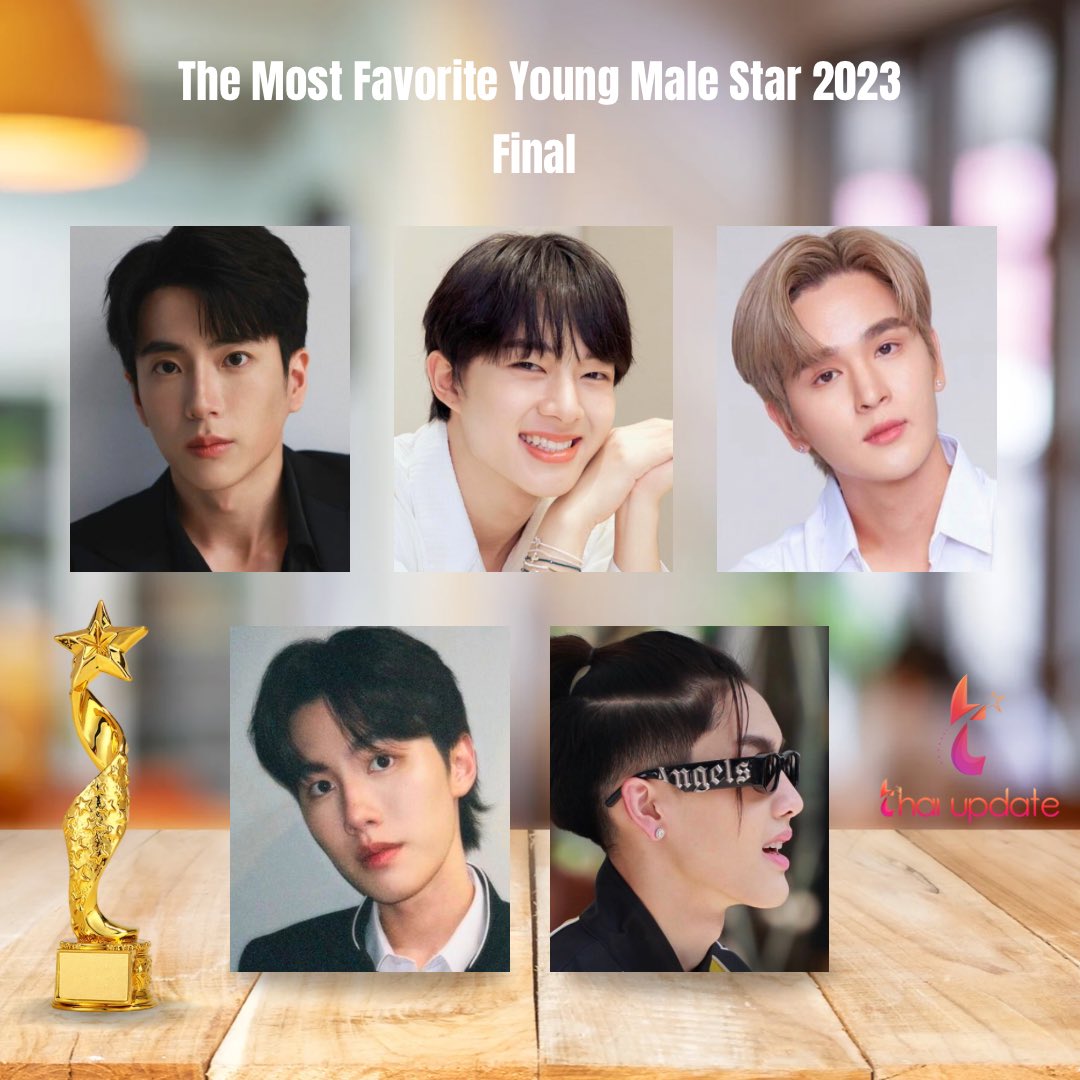 thaiupdate2021's tweet photo. The Most Favorite Young Male Star 2023 on Thai Update (Final)

Vote Here 👉🏻 https://t.co/c8Dd1ODmrs

💜 #nunew 
💚 #nonkul 
♥️ #ppromxx_ 
🤍 #แก้มกลมของยุ่น
💙 #taratiwat https://t.co/dJ4V5ZCfFE