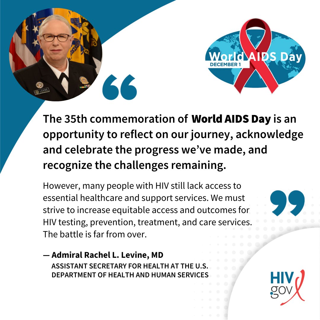 This #WorldAIDSDay, we remember those we have lost to HIV and AIDS and commit to working toward a brighter, healthier future for us all.