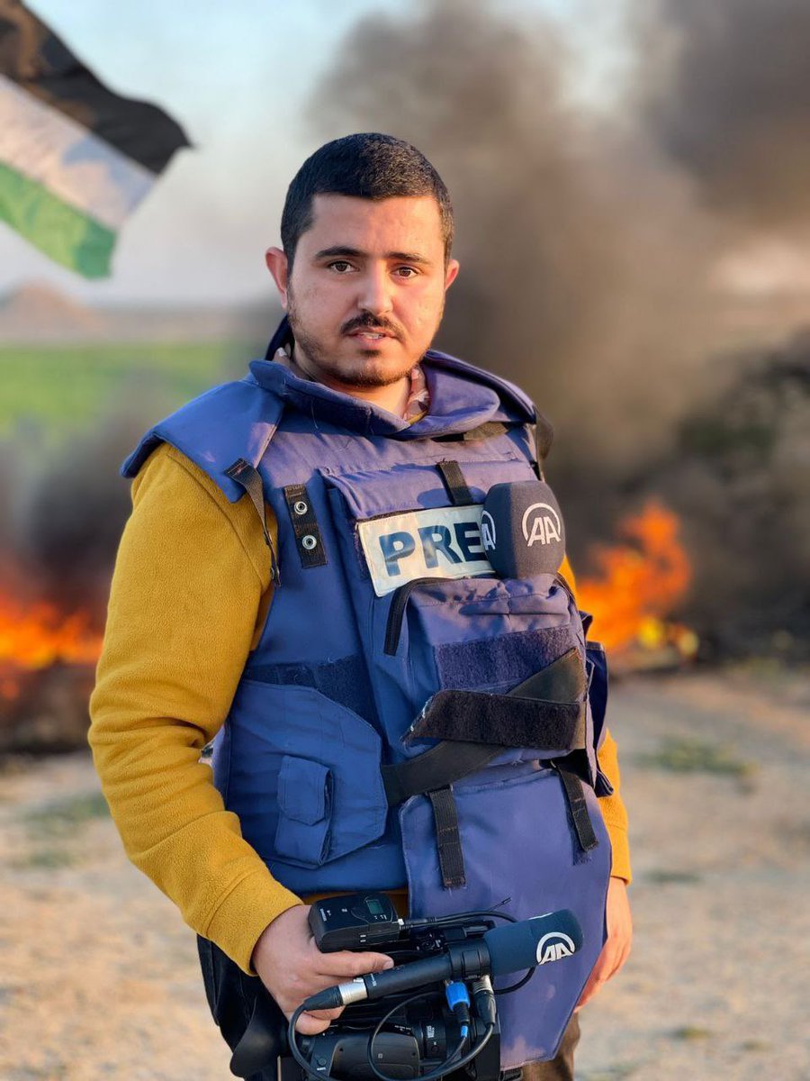 BREAKING: Israel just murdered journalist Montaser Mustafa Al-Sawaf. Montaser is now the 72nd journalist killed by Israel in Gaza, in just 8 weeks. This is the highest toll of journalists killed during a “war” in modern history. Where is the International Criminal Court?