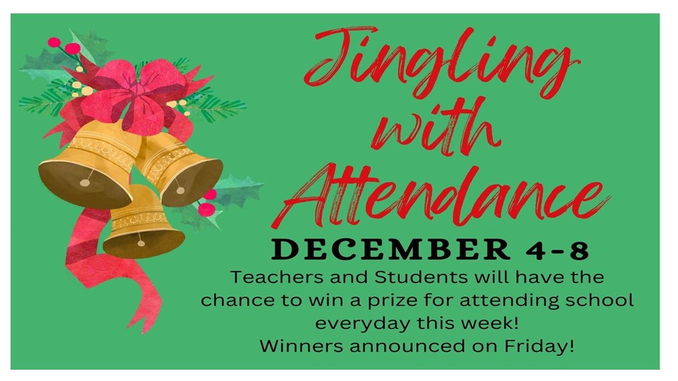 We are excited to announce that next week teachers and students will have the chance to win fun and exciting prizes just for attending school everyday from December 4-8! Be sure that your student is at school and on time everyday! #AttendanceMatters
#SuperFRES