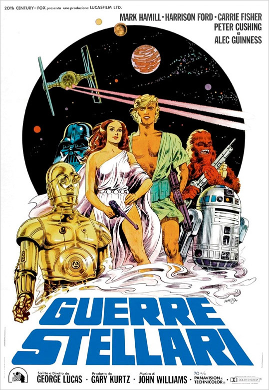 PulpCovers's tweet photo. Which was the best of the original Star Wars posters?
(Poll in reply)

1) Tom Jung's OG 
2) Greg and Tim Hildebrandt's "more comic book-y” take
3) Tom Chantrell's final British version
4) Michelangelo Papuzza's awesomely insane Italian version
5) Other (post in comments) https://t.co/cBpyNQttfN