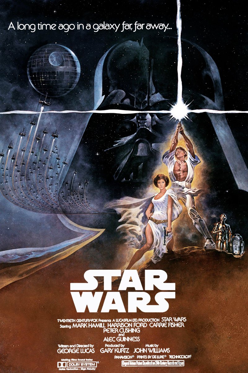 PulpCovers's tweet photo. Which was the best of the original Star Wars posters?
(Poll in reply)

1) Tom Jung's OG 
2) Greg and Tim Hildebrandt's "more comic book-y” take
3) Tom Chantrell's final British version
4) Michelangelo Papuzza's awesomely insane Italian version
5) Other (post in comments) https://t.co/cBpyNQttfN