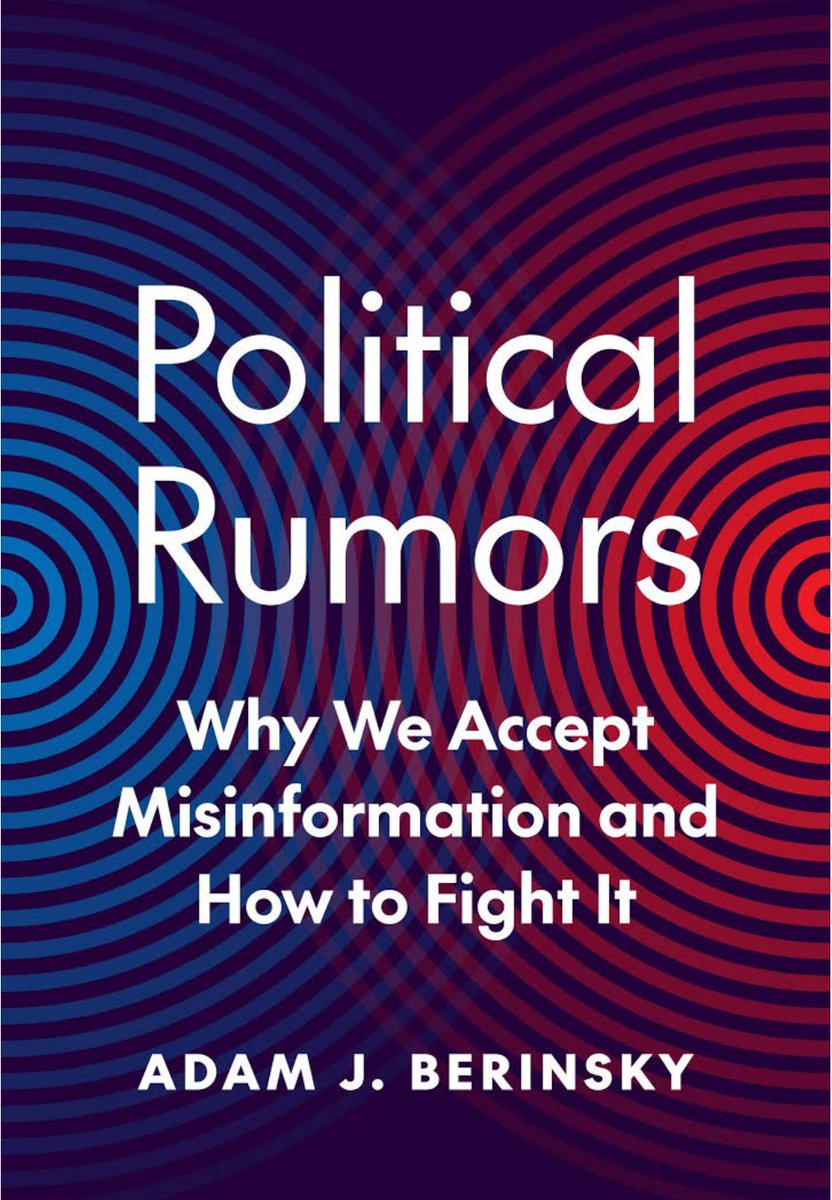 Highly recommend @AdamBerinsky’s latest for anyone interested in information & misinformation in American politics. But if you just want the takeaway, drop the needle on Paul Simon’s The Boxer: “A man hears what he wants to hear and disregards the rest.” #booksinalyric