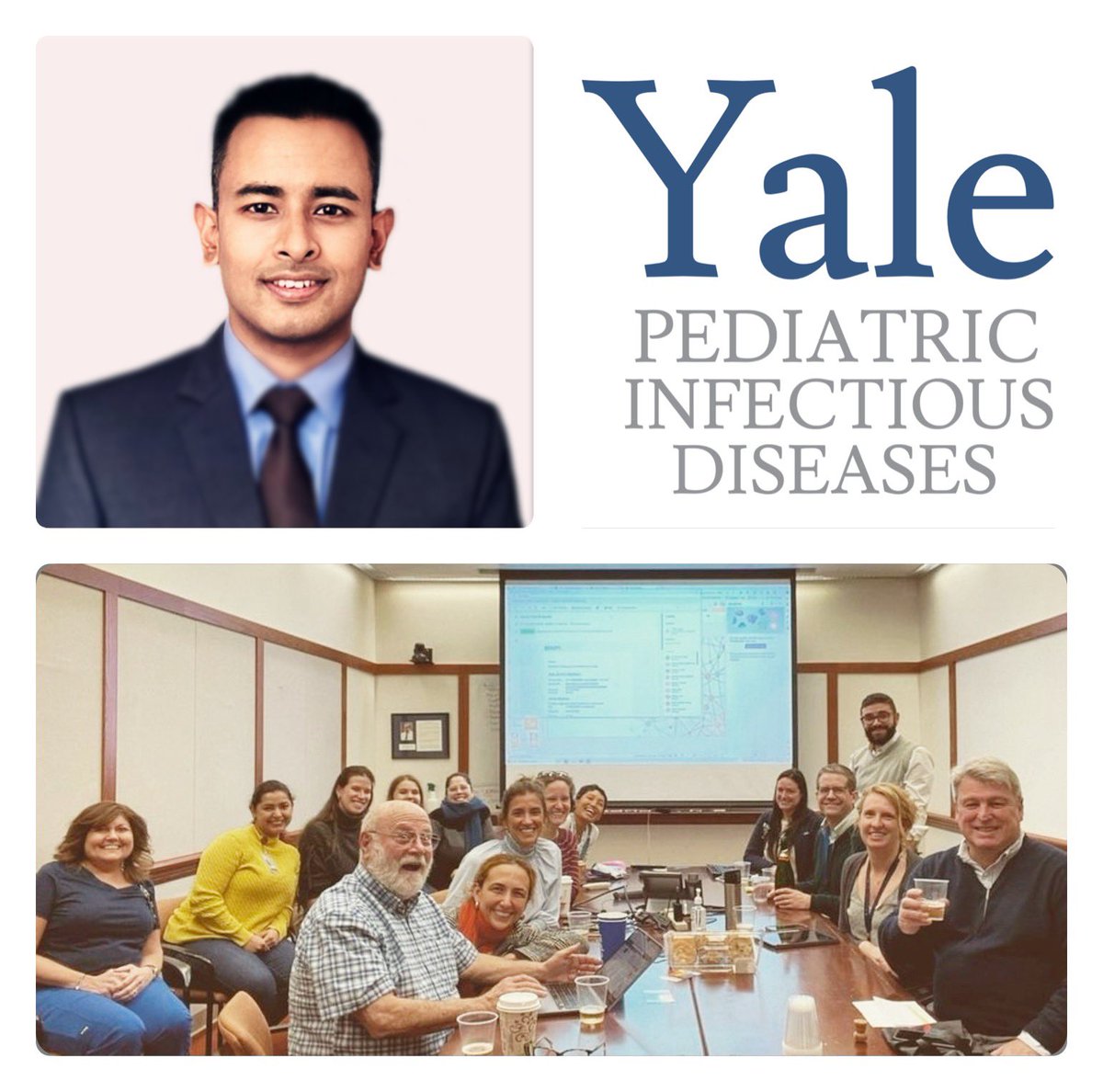 Thrilled to announce Dr. Abhishek Giri will be joining us from @NYCHealthSystem as the new Pediatric Infectious Diseases Fellow at @YalePediatrics. Welcome to the @YalePedsID team! #PedsID
