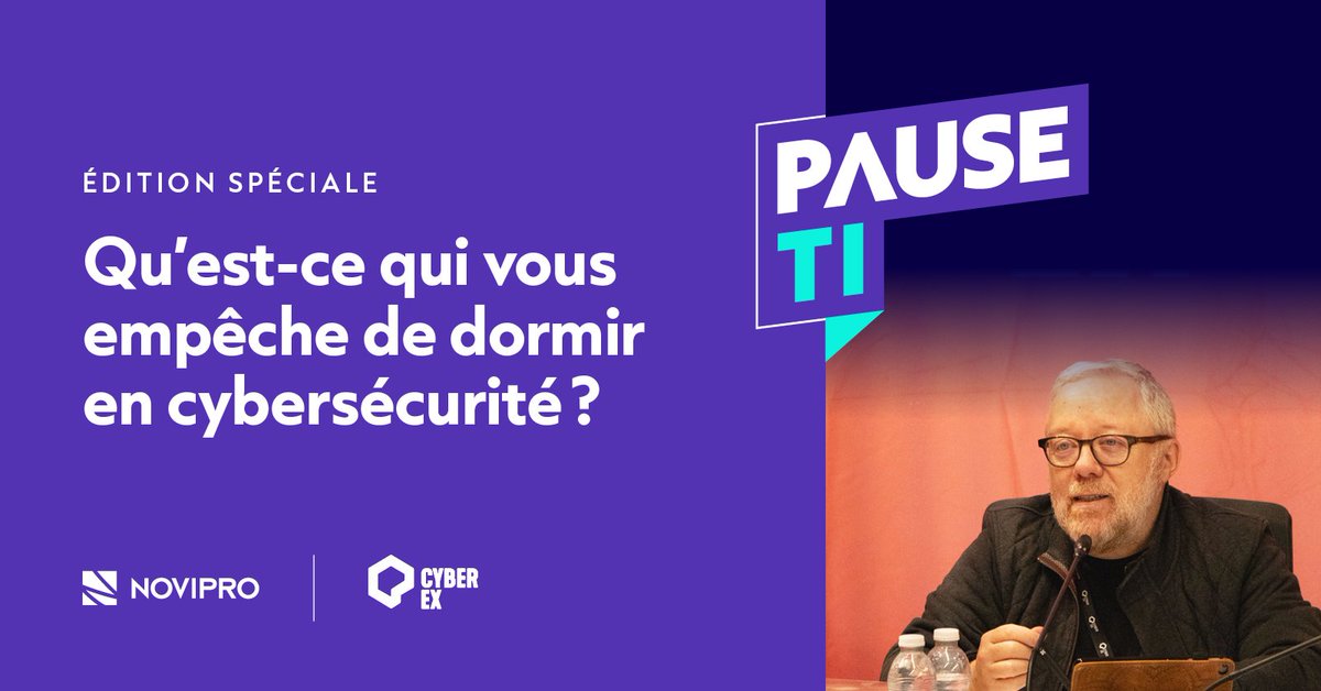 Qu’est-ce qui vous empêche de dormir en cybersécurité ? 😴

C'est la question qu'on a posé à huit responsables en TI. Ce panel diversifié aborde ouvertement les véritables défis en matière de sécurité au sein de leurs entreprises. 🎙️
Pour écouter 👉bit.ly/3t55xwH