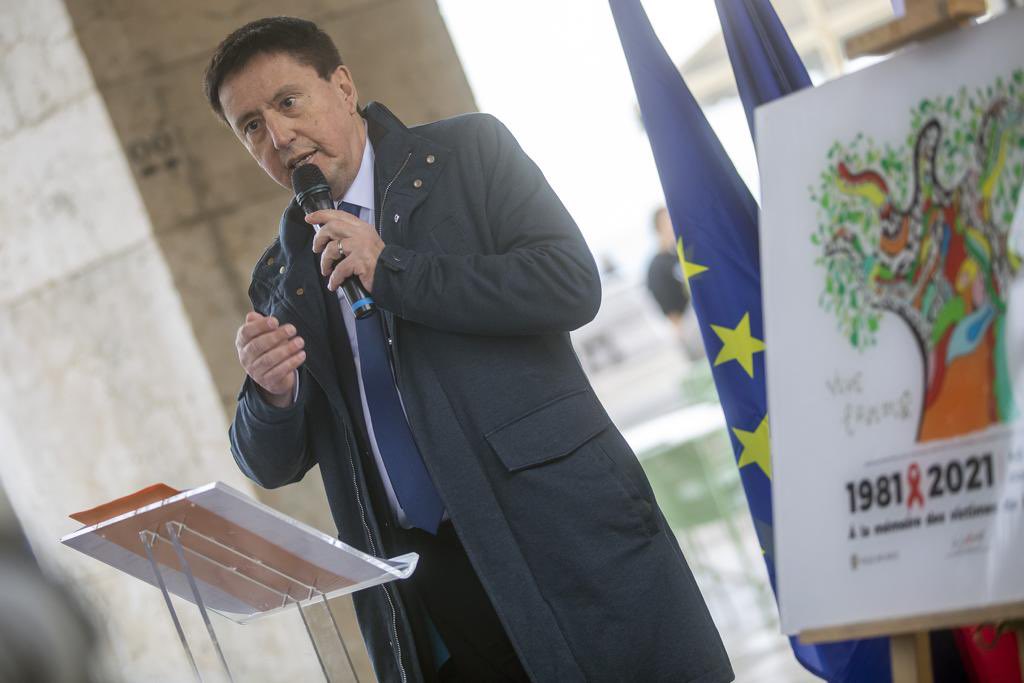 hervecael's tweet photo. Je représente @cestrosi à la Journée mondiale de lutte contre le SIDA à @VilledeNice 
40 ans après la découverte du virus du HIV/SIDA, par des Français, il reste encore d’importantes marges de progressions pour atteindre l’objectif de la fin de la transmission du VIH en 2030 https://t.co/VV4bkYYhbP