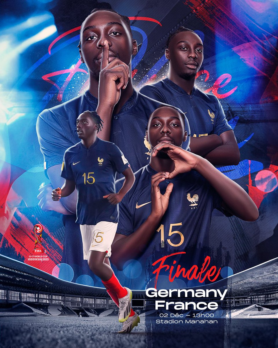 helpizz's tweet image. Bonne chance à Arthur Tchaptchet qui disputera demain à 13h la finale de Coupe du Monde U17 avec les bleus 🇫🇷