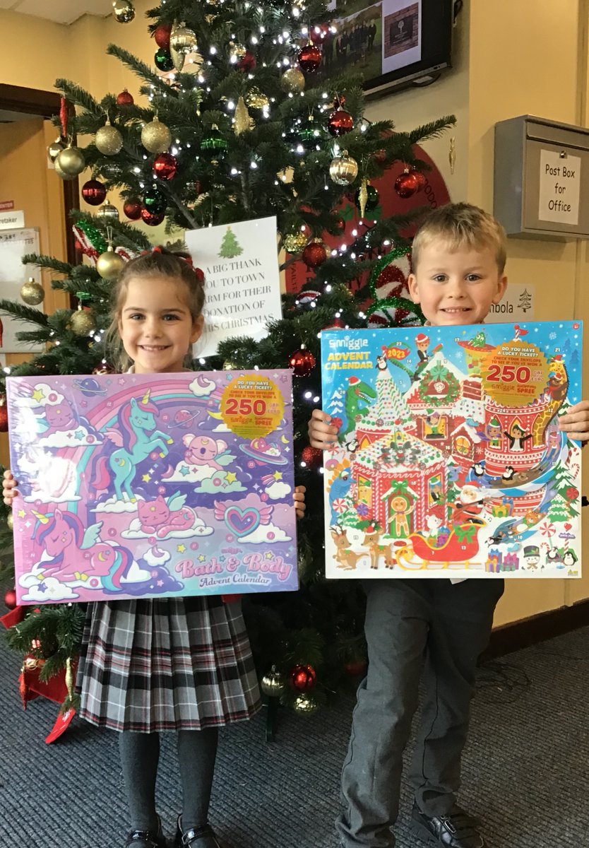 Congratulations to Kiki and Albie, winners of our PTA <a href="/smiggle/">Smiggle</a> advent calendar raffle! 🎅