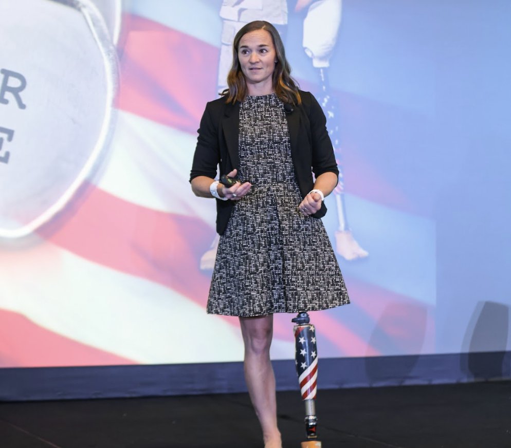 #ICYMI: Yesterday at #AACNTransform23, we witnessed @MStockwell01's inspiring journey—dreaming of the Olympics, facing combat in Iraq, and emerging as a Paralympic medalist and Ironman. Her plenary, 'The Power of Choice,' truly proves the limitless power of the human spirit!