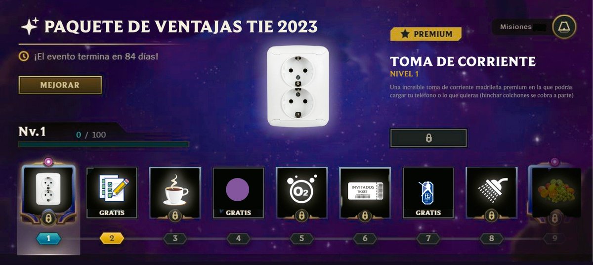 Vosotros os habéis planteado mejorar el pase? o vais a farmear misiones? <a href="/JuggerFurioso/">Jugger Enfurecido</a> <a href="/Chiringojugger/">Chiringuito v2</a>