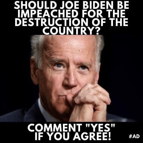 I don't give AF if this post offends anyone! If you voted for Biden, you support pedophiles, transgenders, treason, lying, and destroying America! The blood is on your hands, too!! You voted for a lunatic who is hell-bent on destroying America!! You are the fucking problem 😡