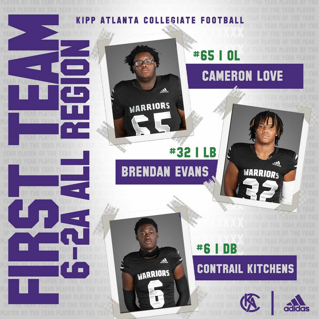 KACWarriorFB's tweet photo. 🚨 🚨🚨🚨

Congratulations to the Warriors on being selected 6AA All Region Athletes. Thank you for all your hard work on and off the field Warriors! We missed the playoffs by 21 points! We will be better next year. #Year3Loading #EffortIstheStandard https://t.co/ULWWtbDwEM