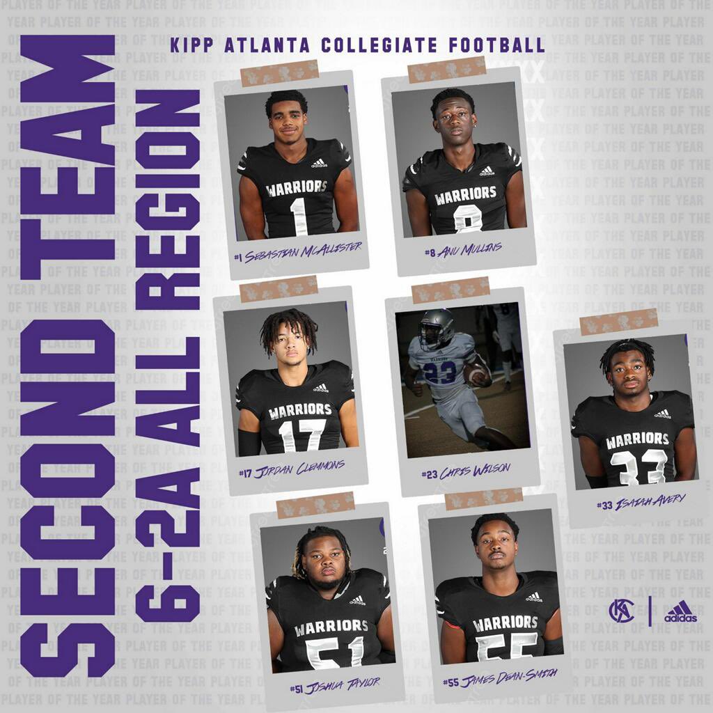KACWarriorFB's tweet photo. 🚨 🚨🚨🚨

Congratulations to the Warriors on being selected 6AA All Region Athletes. Thank you for all your hard work on and off the field Warriors! We missed the playoffs by 21 points! We will be better next year. #Year3Loading #EffortIstheStandard https://t.co/ULWWtbDwEM