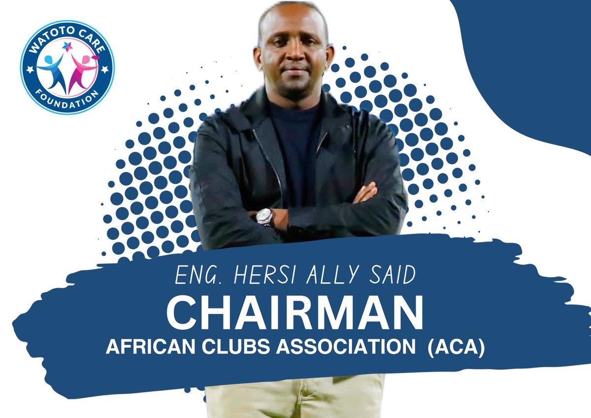 Congratulation @caamil_88 for being appointed as Chairman of African Clubs Aassociation, @watotocarefoundation supports and recognizes your massive contribution on youthfootball development in Tanzania and Africa at large.

#caf
#AFL
#ACA
#foreverchild

@yangasc
@caf
@Unicef
@tff