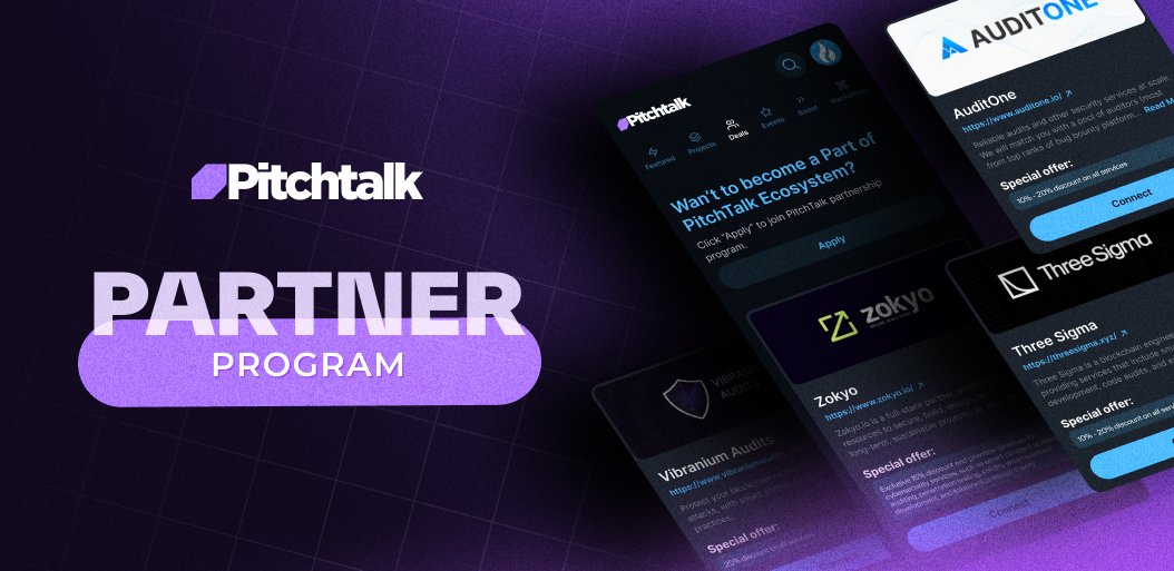 pitchtalk_com's tweet image. 🤝 Quick heads up! 🌐
Did you know we have a Partner Program? 🚀
We're open and eager for exciting partnerships! 💼✨ Let's explore collaboration opportunities together. Reach out and let's make magic happen! ✨👥 #PartnerProgram #PitchTalk