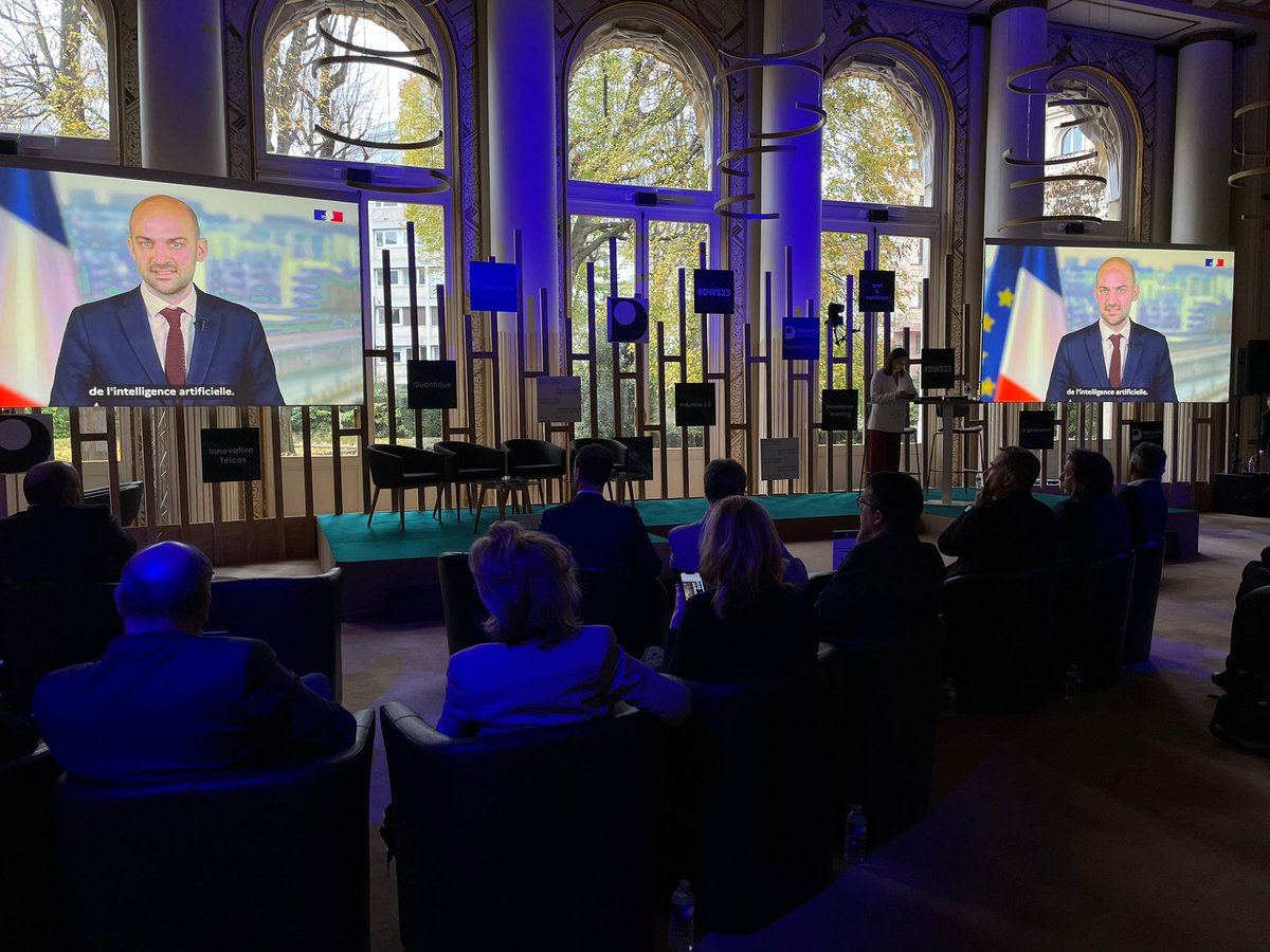 Digiworld-Institute (@digiworldinst) on Twitter photo 🚀<a href="/jnbarrot/">Jean-Noël Barrot</a>, Ministre du numérique, nous a inspiré au #DWS23. Il a lié le numérique et l’écologie, deux transitions essentielles. Il faut donc "œuvrer pour un numérique inclusif, responsable et durable". ♻
#DWS23 #TransitionNumérique #Sustainability #Inclusivité #EuropeNumérique 🚀<a href="/jnbarrot/">Jean-Noël Barrot</a>, Ministre du numérique, nous a inspiré au #DWS23. Il a lié le numérique et l’écologie, deux transitions essentielles. Il faut donc "œuvrer pour un numérique inclusif, responsable et durable". ♻
#DWS23 #TransitionNumérique #Sustainability #Inclusivité #EuropeNumérique