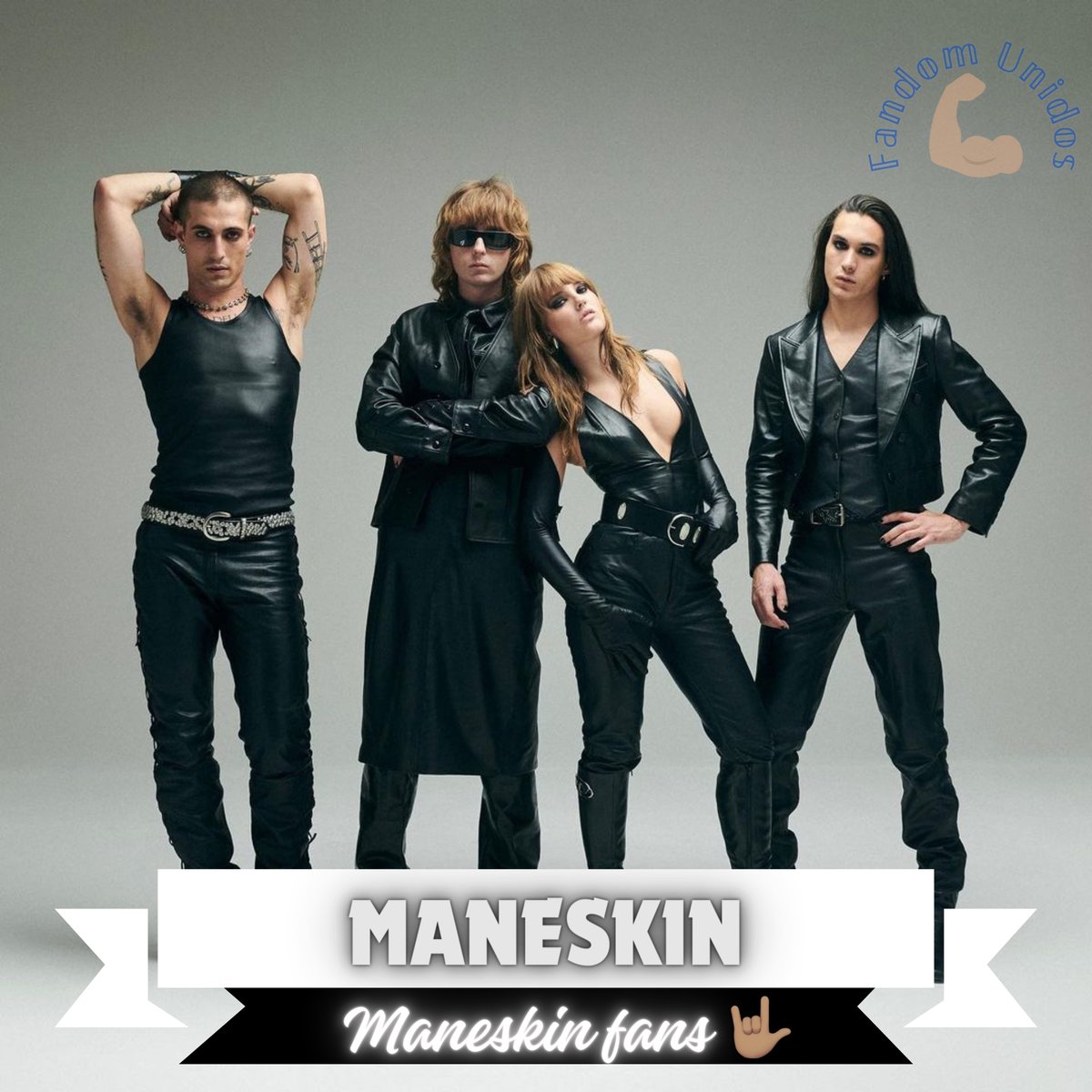 Fandom_Unidos's tweet photo. Le damos una cordial 𝗯𝗶𝗲𝗻𝘃𝗲𝗻𝗶𝗱𝗮 al fandom #Maneskinfans 🤟🏾 del grupo italiano 🇮🇹 @thisismaneskin
° A cargo de :
@moonlightersmx
@PManeskinLA
#FandomUnidos https://t.co/JNFMn1ytZe