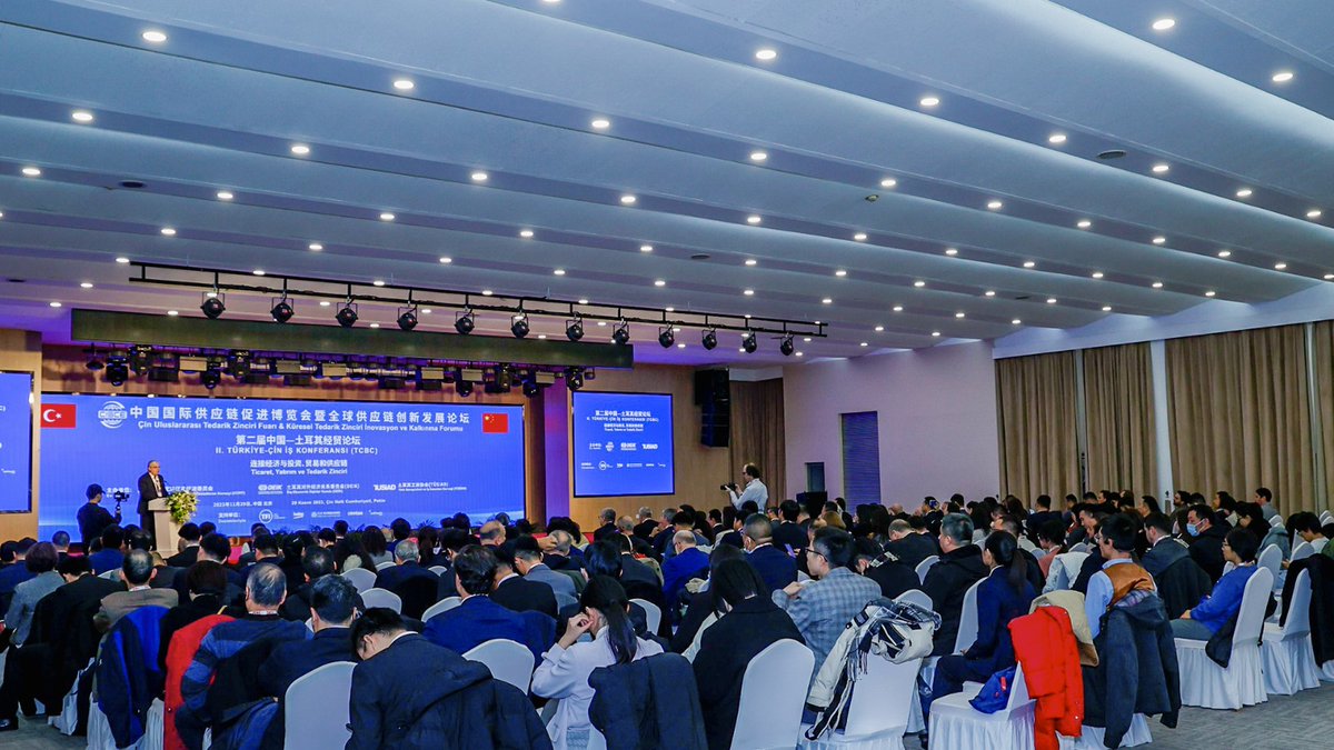 II. Türkiye-Çin İş Konferansını, @TUSIAD ve Çin Uluslararası Ticareti Destekleme Konseyi (CCPIT) iş birliğiyle Pekin’de gerçekleştirdik. 

“Ekonomileri Yatırım, Ticaret ve Tedarik Zinciriyle Birleştirmek” ana temasıyla düzenlediğimiz konferansa, @TurkEmbBeijing Büyükelçimiz Dr.…