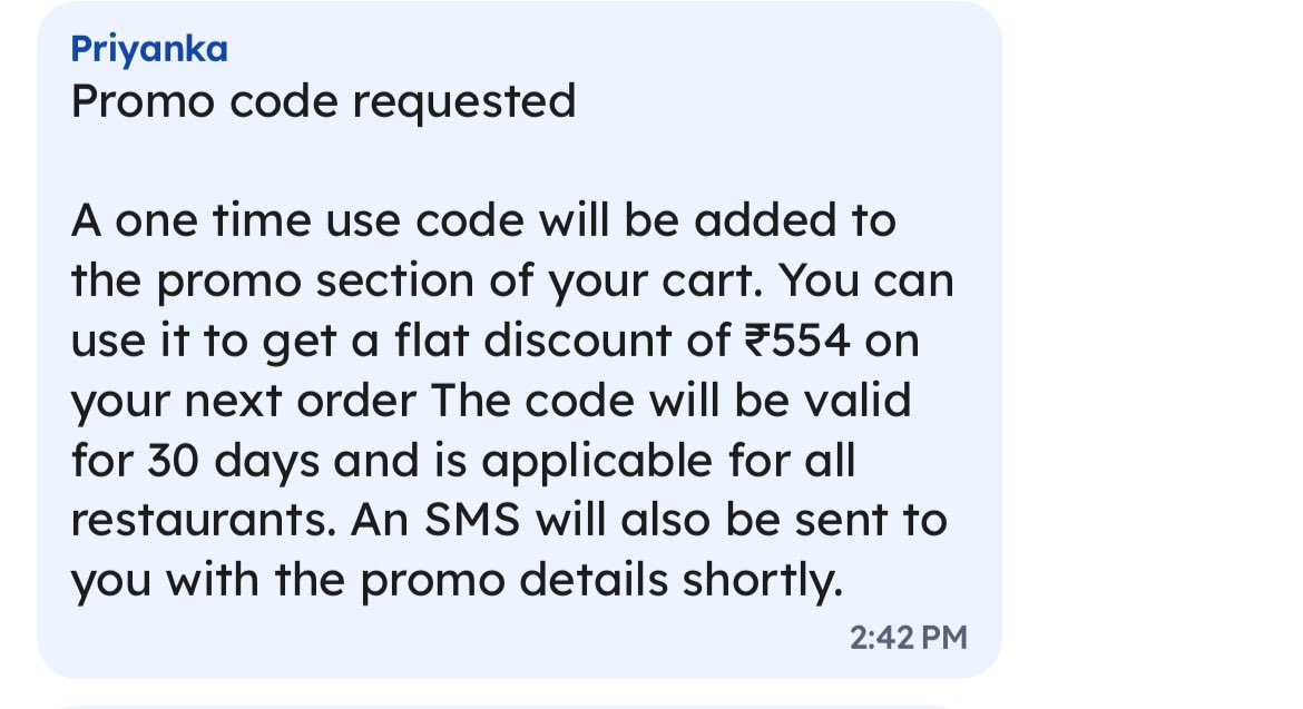 greenloco's tweet photo. @zomatocare @zomato 
Due to a wrong commitment, your team was to grant a refund for Order ID :: 5383287056 earlier today. Credit is awaited. Please resolve. Excerpt from the chat shared below. https://t.co/e1DlHVAcjD