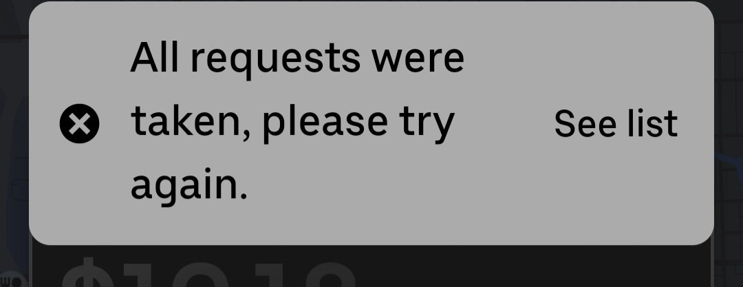 ChicagoRidesha1's tweet photo. A new way #Uber annoys drivers. We have to wait for the algorithm to decide if we're getting a ride we already accepted. Then we get this instead. #UberCheats https://t.co/vzyCT4KlrC