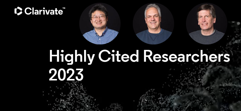 A huge congrats to Zhangjun Fei, Jim Giovannoni, and Lukas Mueller for being named by @Clarivate to #HighlyCited2023!