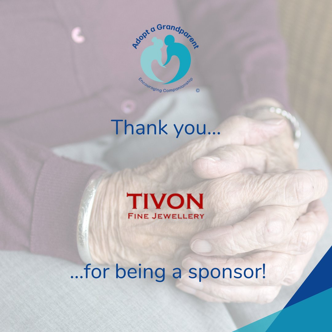 Thank you to our sponsors, <a href="/tivonfj/">TIVON FINE JEWELLERY</a>!

A family-run business from humble beginnings, we're delighted to have them join our mission to combat loneliness.

Find out more about them here 👉 brnw.ch/21wEWrp

#AdoptaGrandparent #Charity