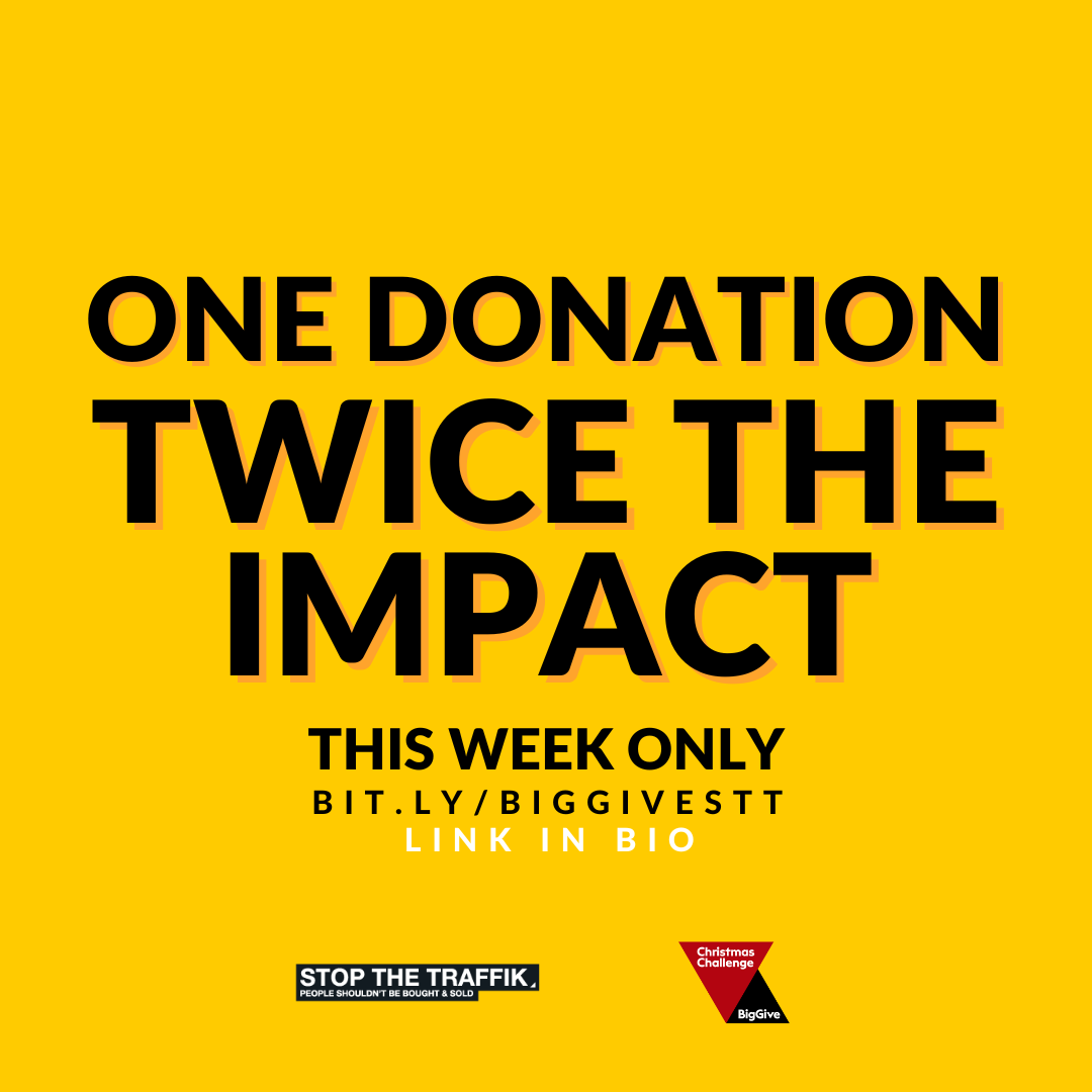 For one week only, donations we receive will be #doubled at no extra cost to the donor! This means any amount you give has #twice the impact on our fight against modern slavery. Donate today via the Big Give donate.biggive.org/campaign/a0569…