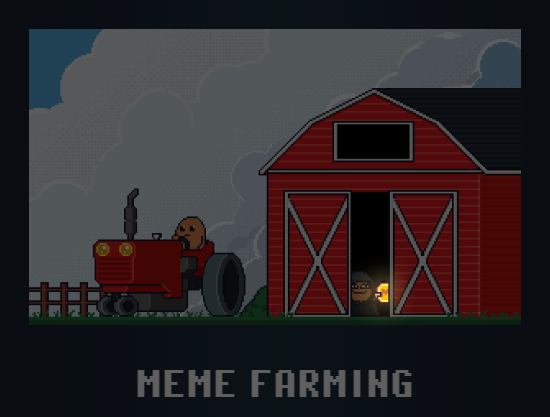 axelroode's tweet photo. What the Memeland community waiting for rn:

- MEME Farming Airdrop Claim
- Announcement of the token sink
- Traits/Art upgrade to the Captainz
- GMGM portal leak
- FaaS - farming as a service 
- Stakeland - making crypto staking fun.
 
Like RT & reply to farm @Portalcoin