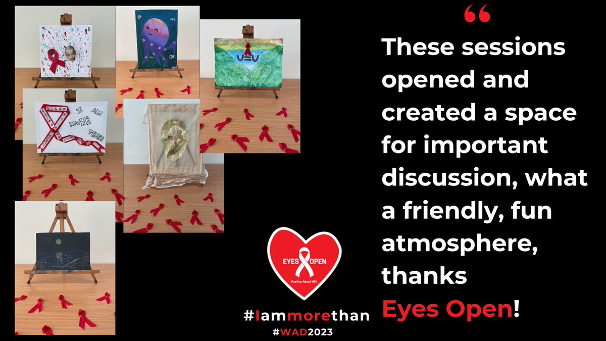 #WAD2023 #KnowHIVNoStigma #IAmMoreThan for more info please visit our website eyesopenhiv.uk