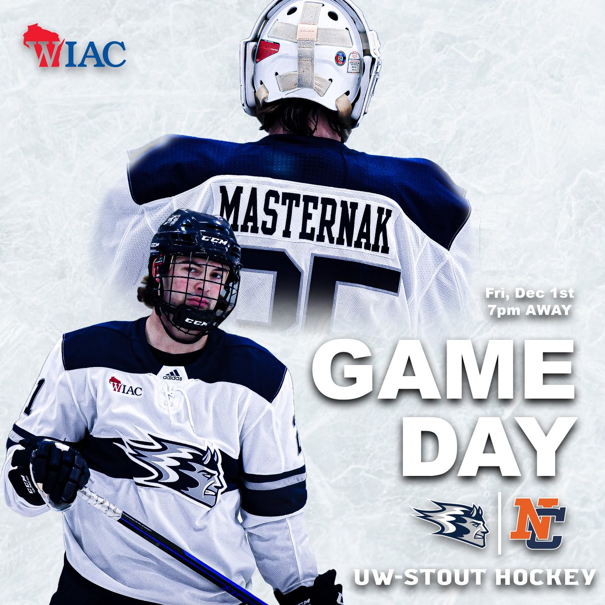 Rise and shine Blue Devils, it’s GAME DAY 😈

#UWStout #BleedBlue #CollegeHockey #Hockey