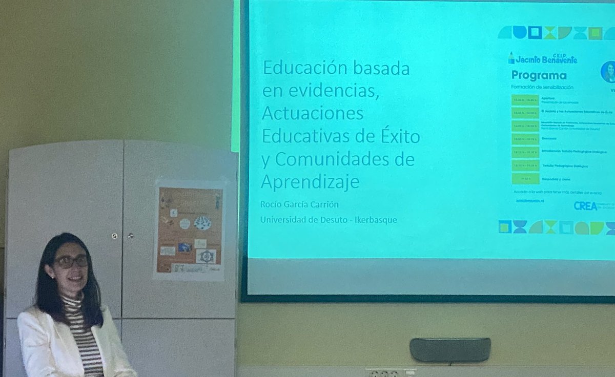 benxamen's tweet photo. En el @CEIPJacintoB, disfrutando de las mejores evidencias de impacto social con @RocioCarrion81 en el proceso de sensibilización iniciada por el centro para lograr la mejor educación posible para todos y todas. https://t.co/Yr6g7SeqRI