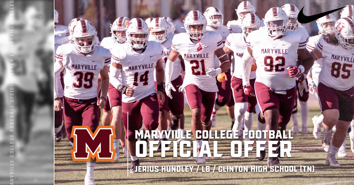 #AGTG . After a great conversation with <a href="/CoachLongHill/">Albert Long-Hill, M.Ed</a> I’m absolutely blessed to receive an offer from Maryville College. <a href="/MCScotsFootball/">Maryville College Football</a>.<a href="/CHSDragonsFB/">Clinton Dragons Football</a> <a href="/coach_krazy/">Black Heart Youth Foundation</a>