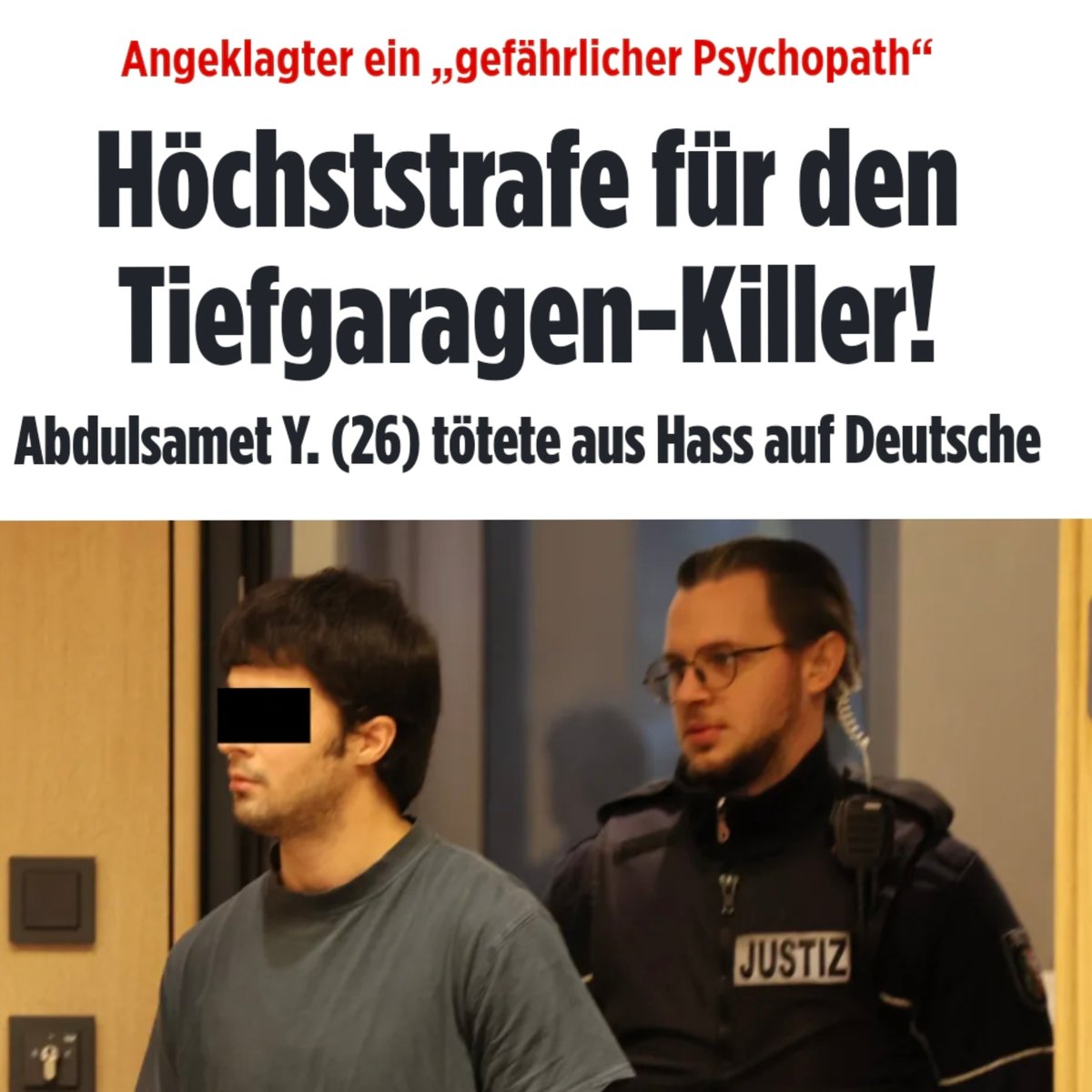 m.bild.de/regional/ruhrg… Hass auf Deutsche. Lebenslang / Festellung Besondere Schwere der Schuld u anschließende Sicherungsverwahrung. Bravo 👏🏻