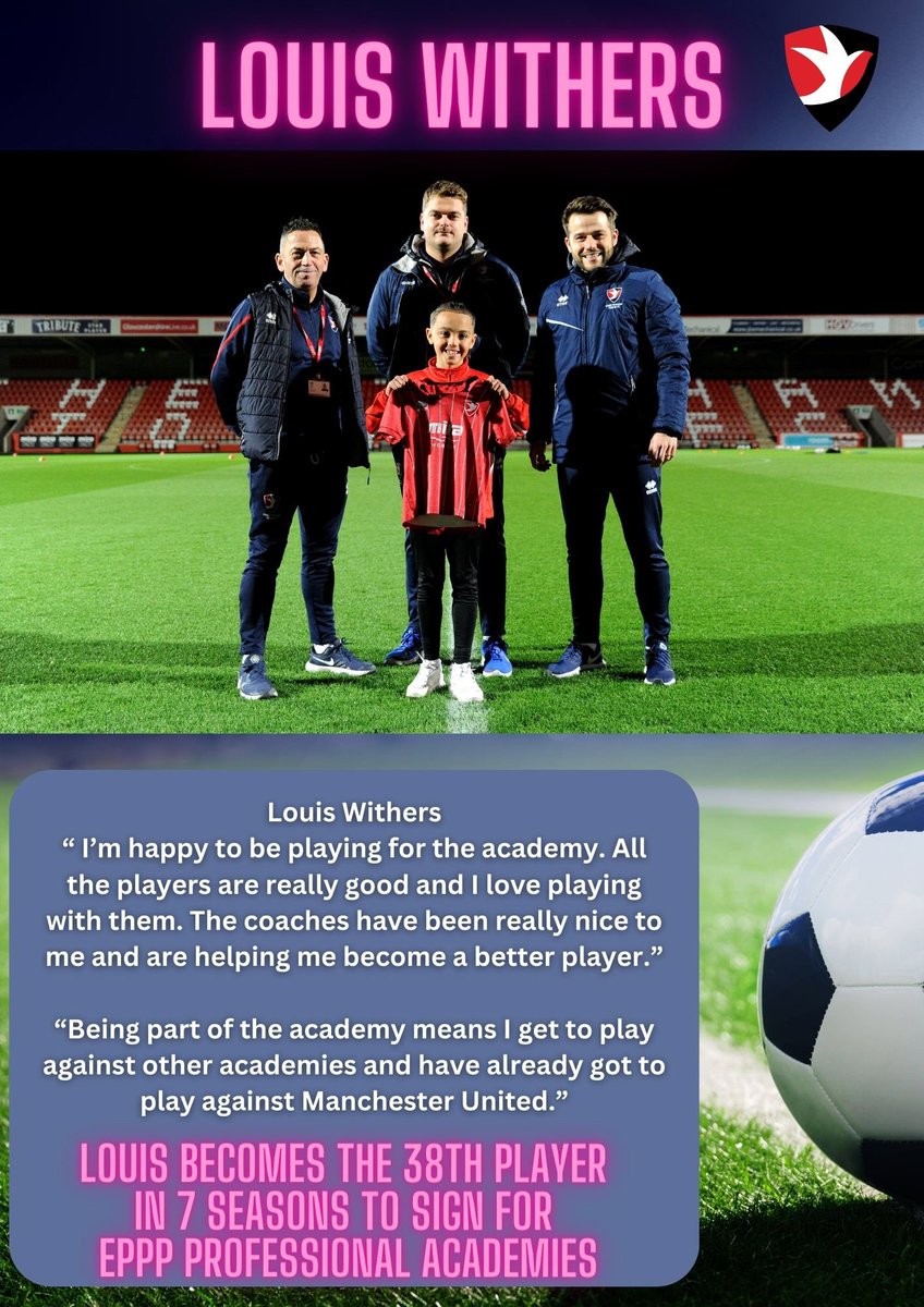 CTFCDCHfd's tweet photo. ‼️ Breaking Academy News‼️

🔴CTFC Academy are thrilled to introduce their newest talented academy signings! ✍️ From our Hereford centre Louis Withers U9 and Blake Phillips U12 from our Cheltenham Centre.  Let the journey begin ⚽️
@CTFCYofficial 
#opportunities 
#pathways
#ctfc https://t.co/DHXjJPDRuA