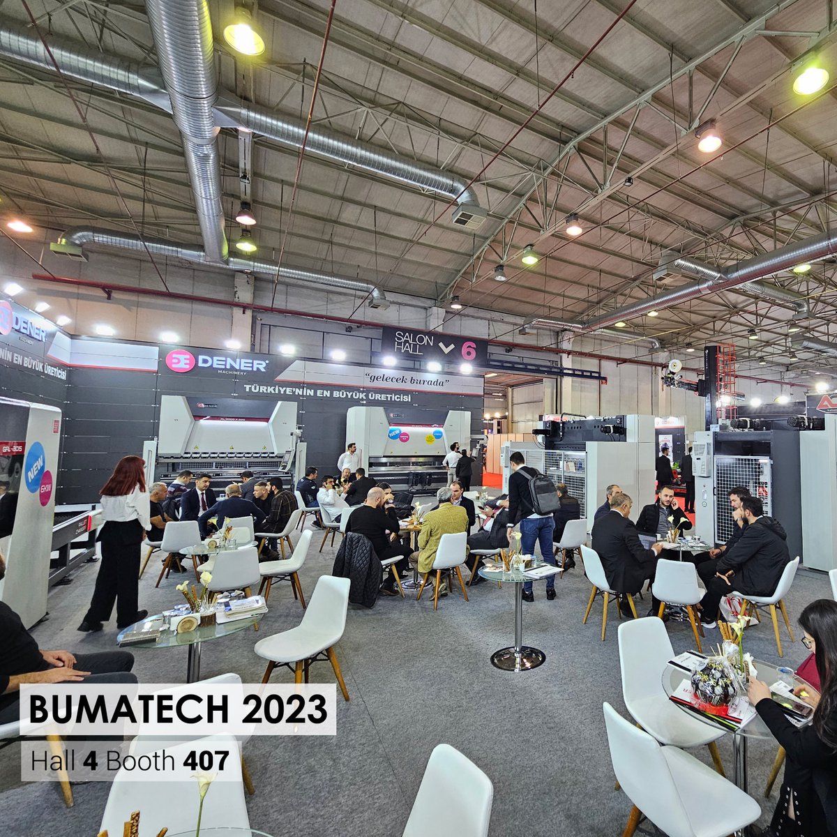 denermachinery's tweet photo. 3.rd day of #Bumatech
We are glad to invite you to our stand 407 in hall 4 to see the latest #technologies that we developed on our machines. Don’t miss the event!
#dener #machinery #metalworking #Bumatech2023 #technology #industry40 https://t.co/GaEGDtAWV2