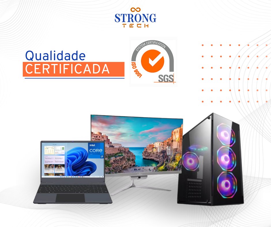 strongtech_br's tweet image. A #strongtech é uma empresa certificada ISO 9001?

A certificação indica o cumprimento de normas e diretrizes internacionais atestando a qualidade dos nossos produtos.

Bom para nós, melhor para você que tem a certeza de estar adquirindo um #computador ou #notebook de qualidade!