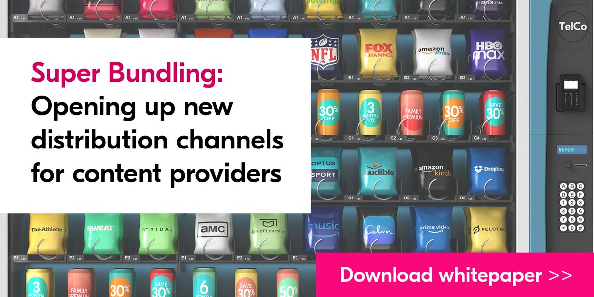 #SuperBundling is the buzz, embraced by telcos and desired by consumers. For content providers, it's an unmissable opportunity! Take a look at our latest whitepaper to explore how content providers are acquiring new customers >> tinyurl.com/5cnwdcay

#innovation #subscriptions