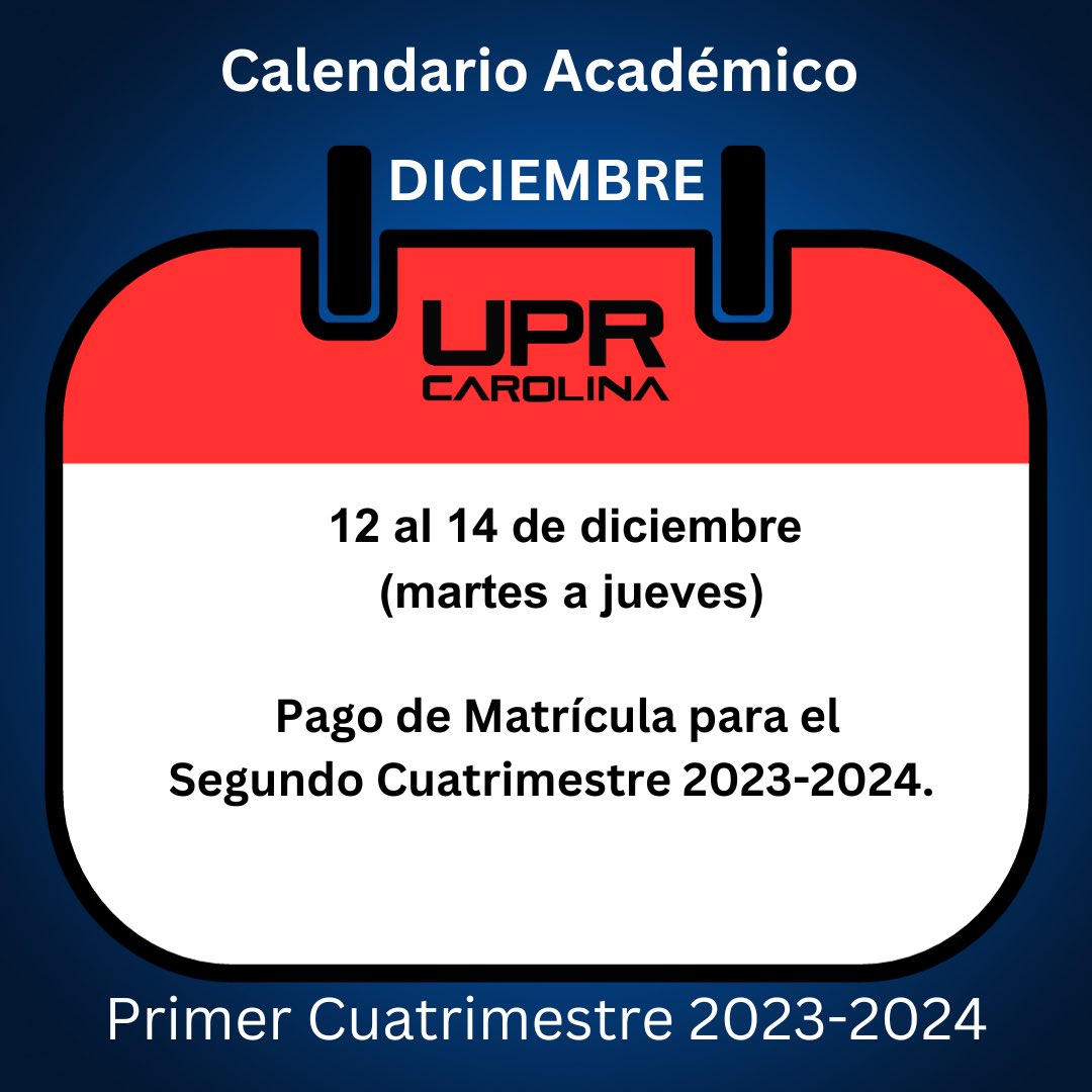 Calendario 2024 en 2023  Martes, Viernes, Jueves