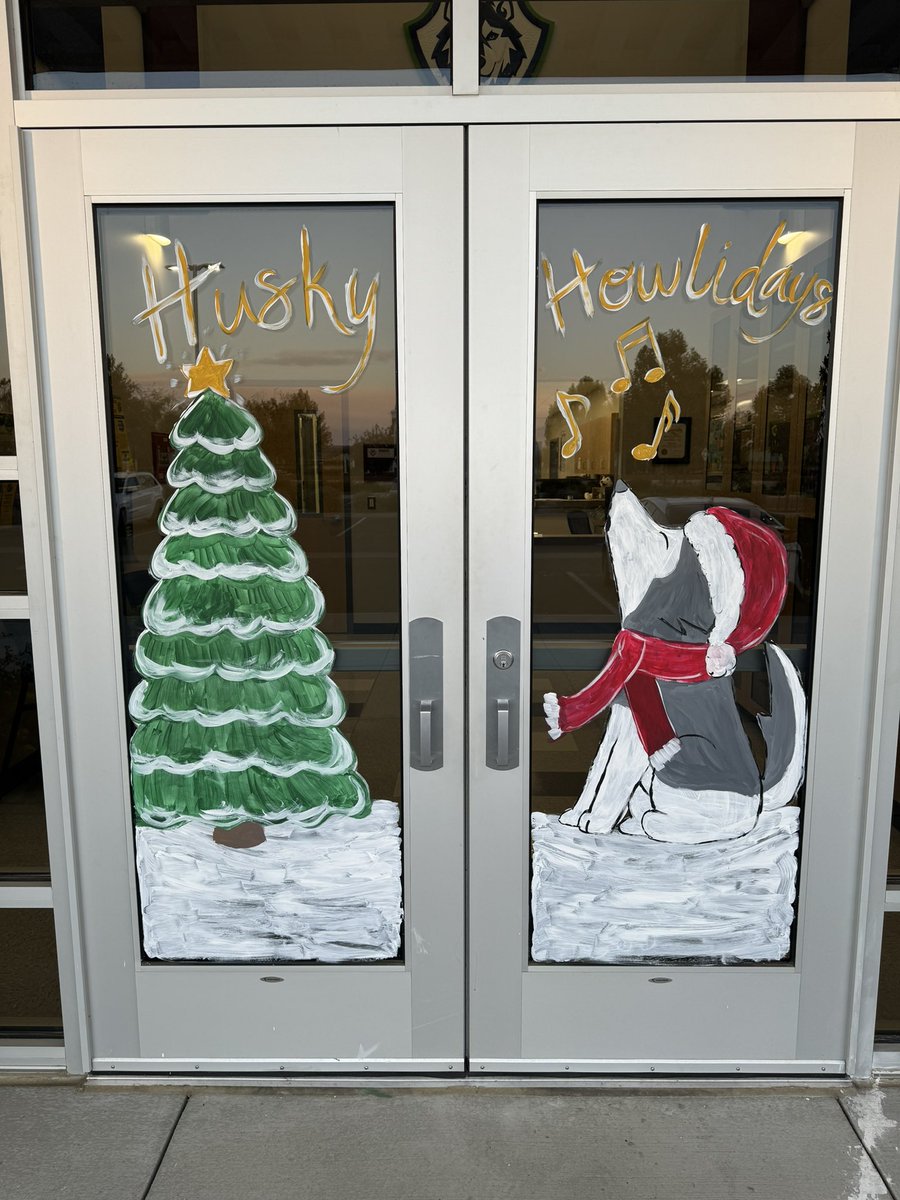 Highgate is ready for the holidays. A big thank you to our staff member Theresa Wright for her artistic abilities. <a href="/PBVUSD/">Panama-Buena Vista Union School District</a> <a href="/ms_mhicks/">Morgan Hicks</a>