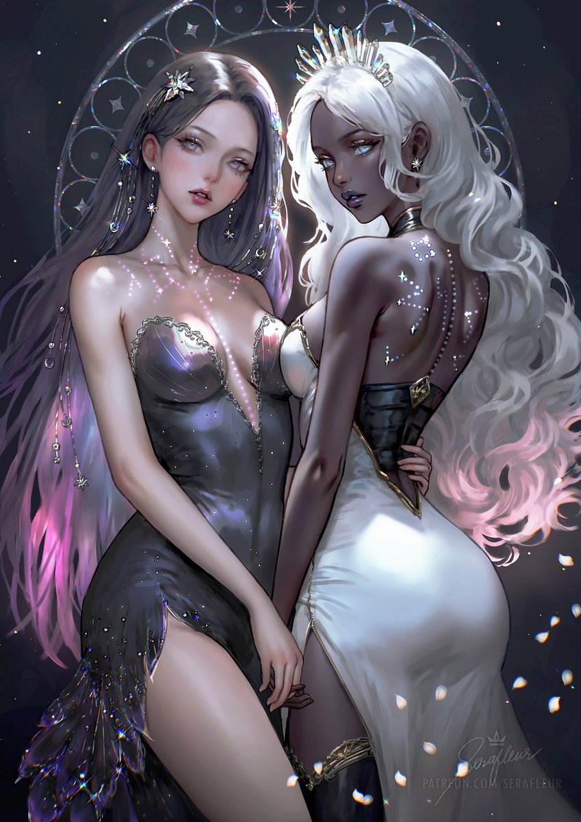 serafleur's tweet image. Astrelle &amp;amp; Ceres - Asteria Realm