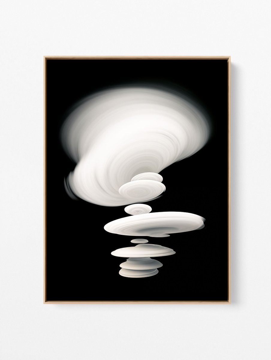 farfar_design's tweet photo. Lens-shaped formations form from moist air,  encountering barriers, then rise, cool and condense into saucer-like clouds.  
https://t.co/b0VX0U0bBv

#wallart #AIart #AIArtCommuity #wallartforsale #AIArtworks #AIArtGallery #Weather  #artworks #clouds #blackandwhite #StormHour https://t.co/0cSe076ozl