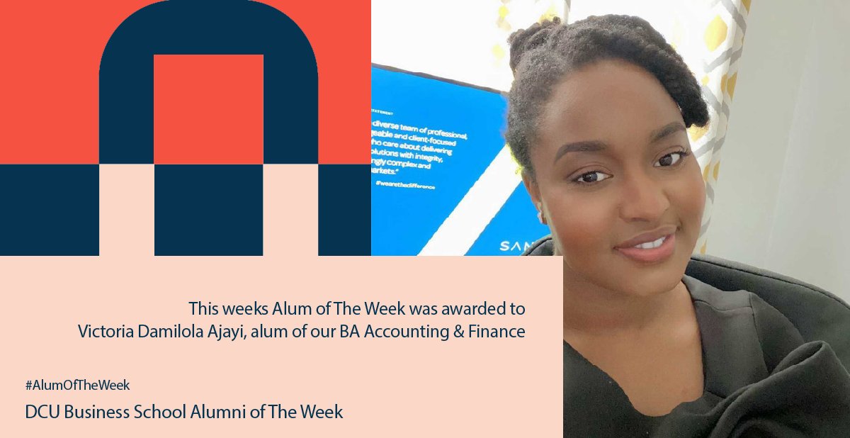 BusinessDCU's tweet photo. Meet our #BusinessDCU #AlumOfTheWeek, Victoria Damilola Ajayi, FCCA—BA Accounting & Finance '11 graduate! 🎓 

From HedgeServ to Sanne Dublin, she's now a trailblazer at @MainspringFinancial Services in the @Apex Group Ltd. Your dedication to diversity and inclusion is truly inspiring, Victoria! 👏 

#BusinessDCU #DCUalumni #MeetTheTalent
