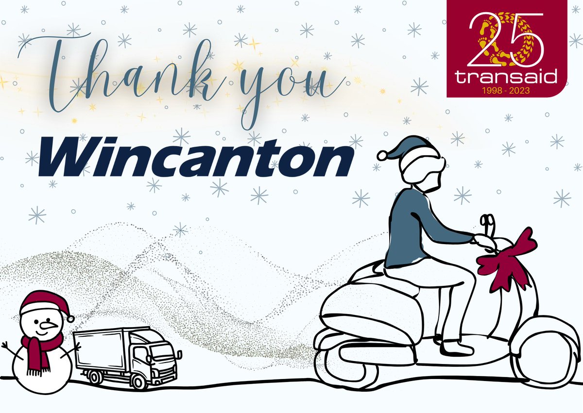 The Christmas countdown has finally begun and our 2023 Christmas Appeal is on track to be our biggest yet, thanks to our amazing supporters like @Wincantonplc 🌟 Donate now and receive a digital Transaid advent calendar: bit.ly/3MTILyS #christmasspirit #christmasgiving