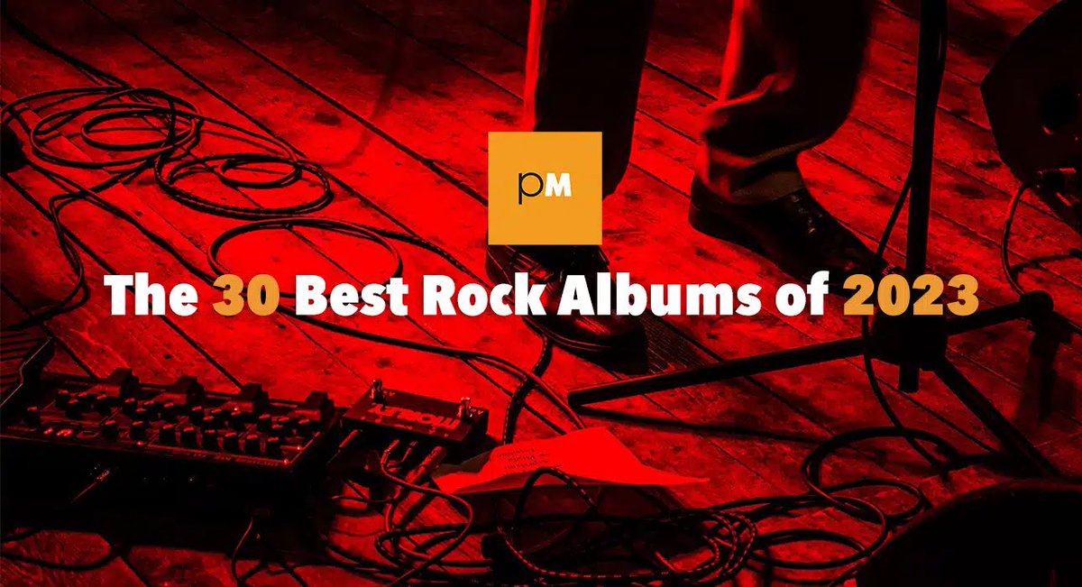 The 30 Best Rock Albums of 2023 ➡️ tinyurl.com/BestRock2023 As always, rock was a guitar-led extravaganza in 2023 with artists drawing from an ever-widening musical well. These are the 25 best rock albums of the year.