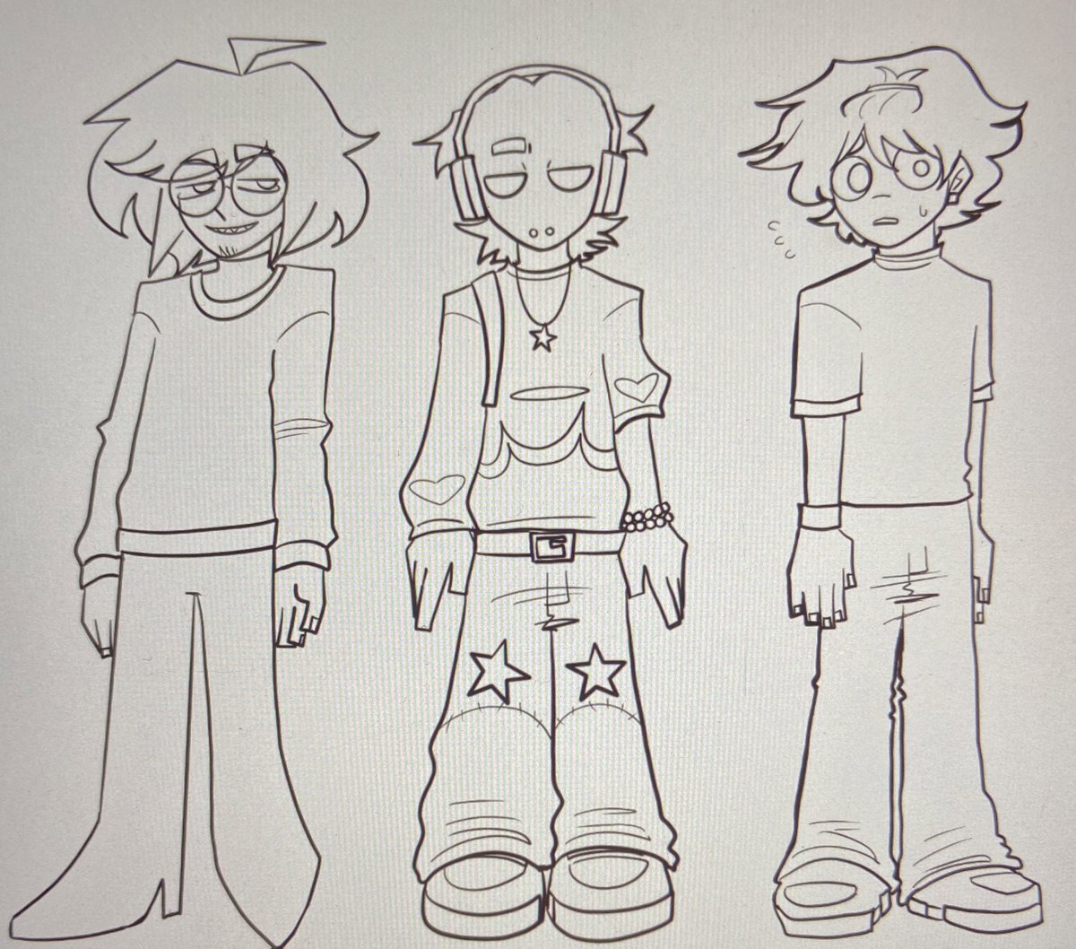 STILLB0RN666's tweet photo. jus some scott pilgrim style doodles https://t.co/ZPVanL1HuA